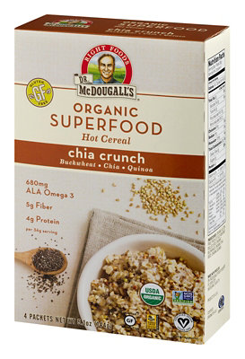 Dr. McDougalls Hot Cereal Organic Superfood Chia Crunch - 4-5.1 Oz - Image 4