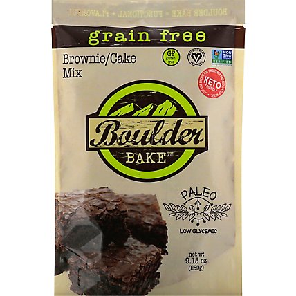 Boulder Bake Paleo Brownie Cake Mix - 9.1 Oz - Image 2