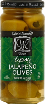Sable & Rosenfeld Tipsy Olives Jalapeno - 5 Oz - Image 2