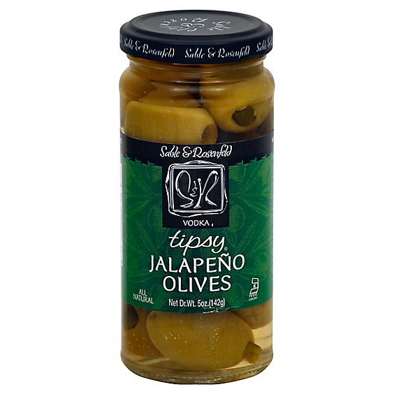 Sable & Rosenfeld Tipsy Olives Jalapeno - 5 Oz