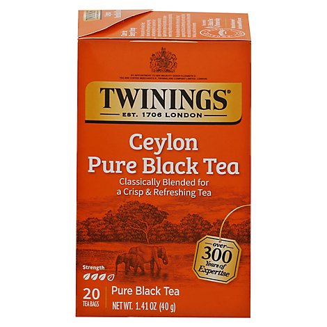 Twinings Tea Black Ceylon Orange Pekoe - 20 Count