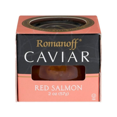 Romanoff Caviar Red Salmon - 2 Oz - Image 1