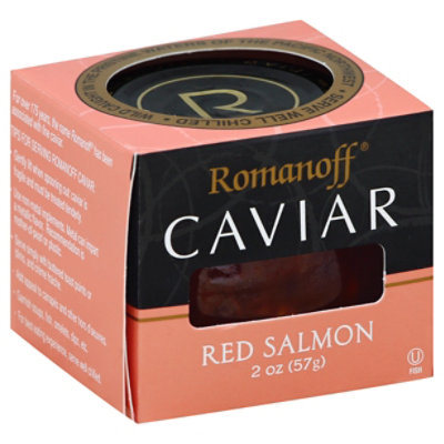 Romanoff Caviar Red Salmon - 2 Oz - Image 1