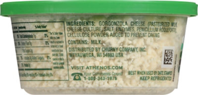 Athenos Cheese Crumbles Gorgonzola - 4.5 Oz - Image 5