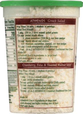 Athenos Cheese Feta Crumbled Traditional - 24 Oz - Image 6