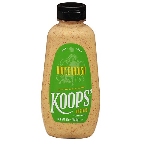 Koops Mustard Horseradish - 12 Oz