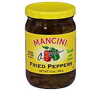 Mancini Peppers Fried Sweet with Onions - 12 Oz