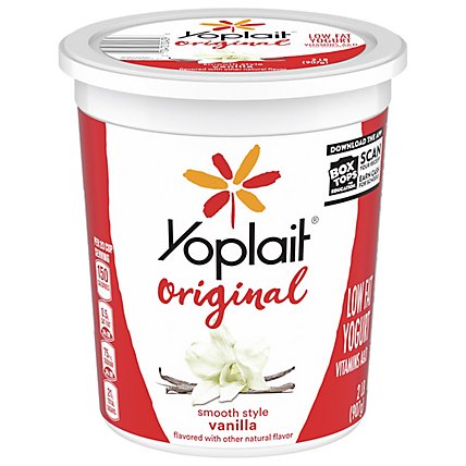 Yoplait Yogurt Low Fat Original Smooth Style Vanilla - 2 Lb - Image 3