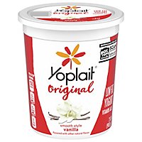 Yoplait Yogurt Low Fat Original Smooth Style Vanilla - 2 Lb - Image 2