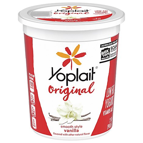 Yoplait Yogurt Low Fat Original Smooth Style Vanilla - 2 Lb