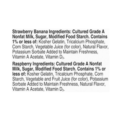 Yoplait Go-Gurt Yogurt Low Fat Raspberry/Strawberry Banana Value Pack - 16-2 Oz - Image 5