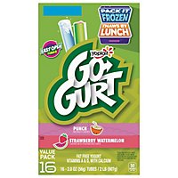 Yoplait Go-Gurt Yogurt Low Fat Strawberry/Watermelon Punch Value Pack - 16-2 Oz - Image 3