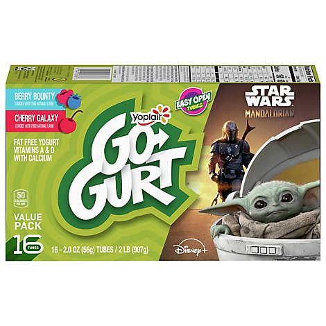 Yoplait Go-Gurt Yogurt Low Fat Nickelodeon Teenage Mutant Ninja Turtles Berry/Cherry - 16-2 Oz