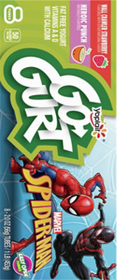 Yoplait Go-Gurt Yogurt Low Fat Marvel Avengers Strawberry/Punch - 8-2 Oz - Image 5