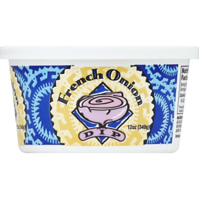 Creamland French Onion Dip Plastic Cup - 12 Oz - Image 1