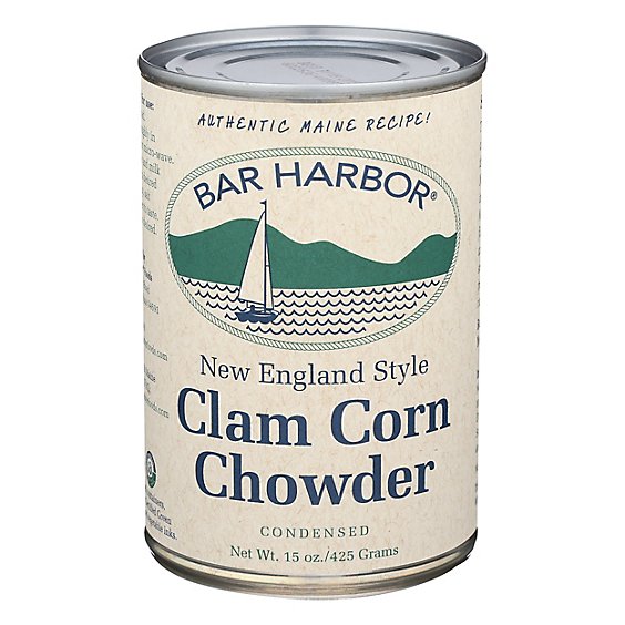 Bar Harbor Chowder Condensed Clam New England Style Corn - 15 Oz