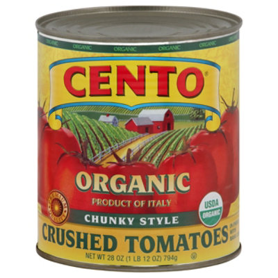 Cento Organic Crushed Tomato - 28 Oz