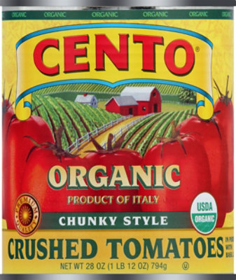 Cento Organic Crushed Tomato - 28 Oz - Image 2