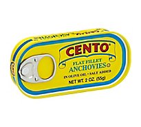 CENTO Anchovies Flat Fillet - 2 Oz