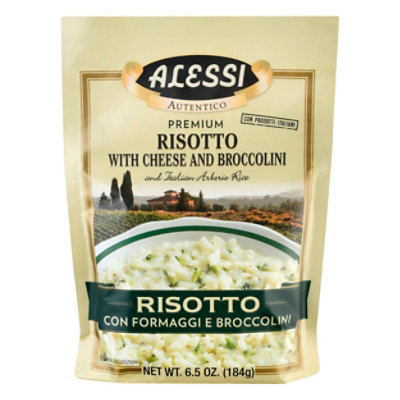 Alessi Risotto with Cheese and Broccolini Rice, 6.5 oz