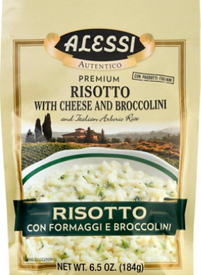 Alessi Cheese and Brocollini Risotto Rice - 6.5 Oz - Image 2