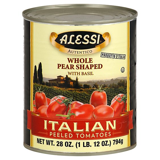 Alessi Italian Peeled Tomatoes - 28 Oz