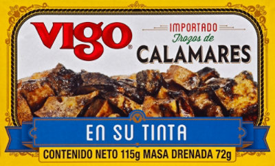 Vigo Imported Squid Wild Caught in Ink Sauce - 4 Oz - Image 3