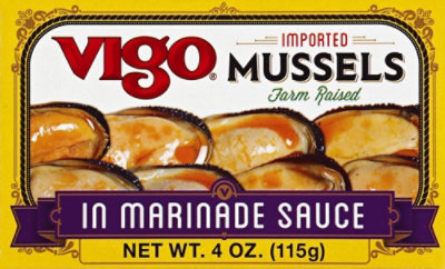 Vigo Imported Mussels Farm Raised in Marinade Sauce - 4 Oz - Image 2