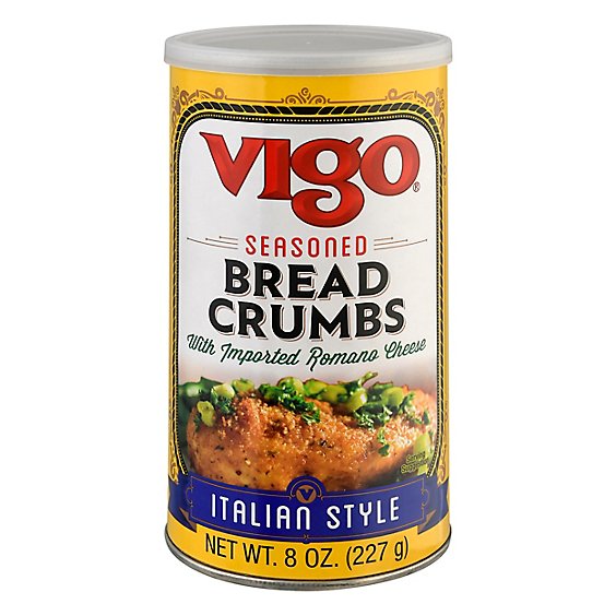 Vigo Italian Style Seasoned Bread Crumbs - 8 Oz