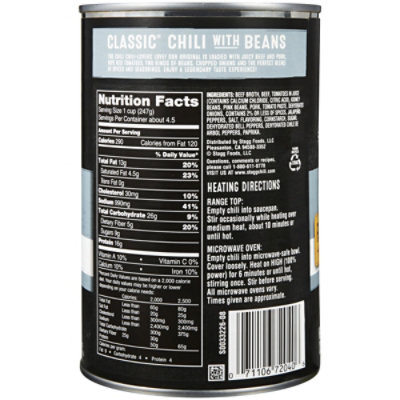 Stagg Chili With Beans Classique Family Size - 38 Oz - Image 6