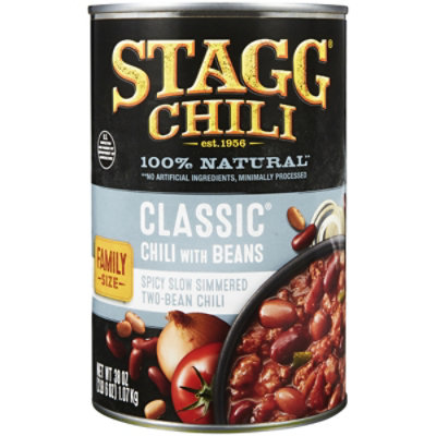 Stagg Chili With Beans Classique Family Size - 38 Oz - Image 2