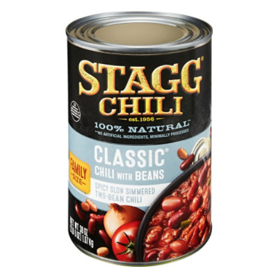 Stagg Chili With Beans Classique Family Size - 38 Oz - Image 1