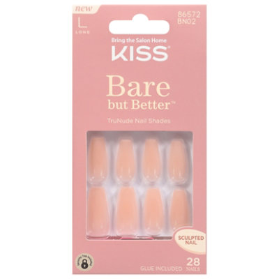 KISS Bare Nude Drama Nails - 28 Count - Image 2