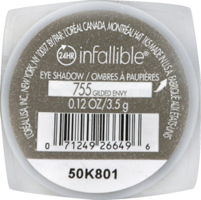 L'Oreal Infallible 755 Gilded Envy Eye Shadow - 0.12 Oz - Image 3