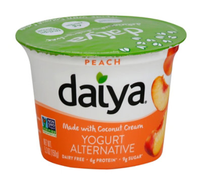 Daiya Yogurt Alternative Greek Peach - 5.3 Oz