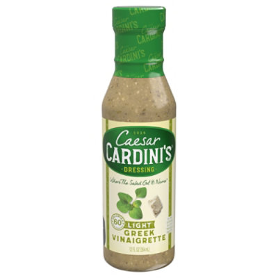 Cardinis Dressing Light Greek Vinaigrette - 12 Fl. Oz.