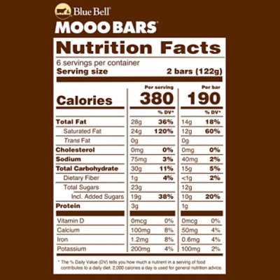 Blue Bell Mooo Bars - 12-3 Fl. Oz. - Image 6