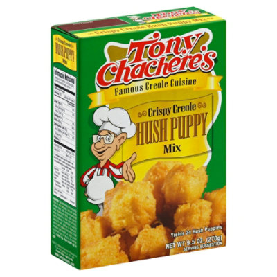 Tony Chacheres Hush Puppy Mix Crispy Creole - 9.5 Oz - Image 1