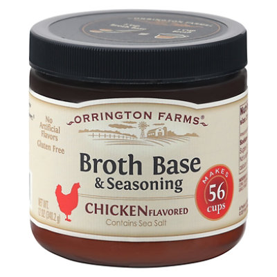 Orrington Farms Broth Bases & Seasoning Chicken Flavored 56 Cups - 12 Oz