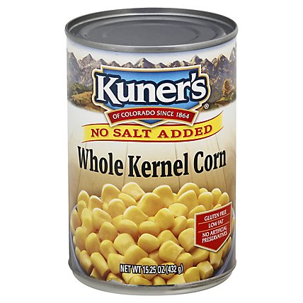 Kuners Corn Whole Kernel Premium Golden Sweet No Salt Added - 15 Oz - Image 3