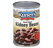 Kuners Beans Kidney Dark Red - 15 Oz