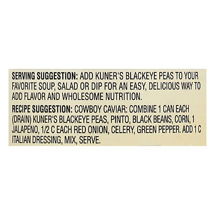 Kuners Peas Blackeye - 15 Oz - Image 5