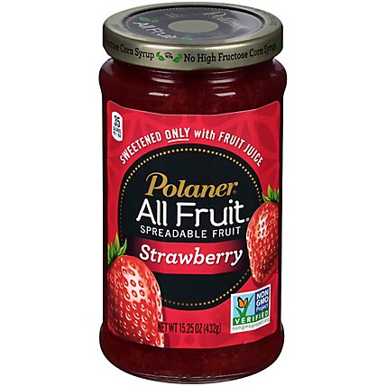 Polaner All Fruit Spreadable Fruit Non-GMO Strawberry - 15.25 Oz - Image 3