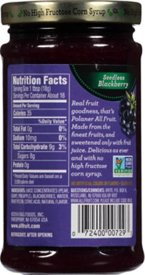 Polaner All Fruit Spreadable Fruit Non-GMO Seedless Blackberry - 10 Oz - Image 6