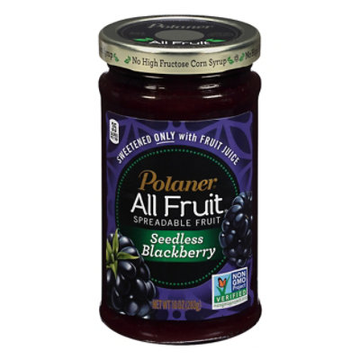 Polaner All Fruit Spreadable Fruit Non-GMO Seedless Blackberry - 10 Oz - Image 1