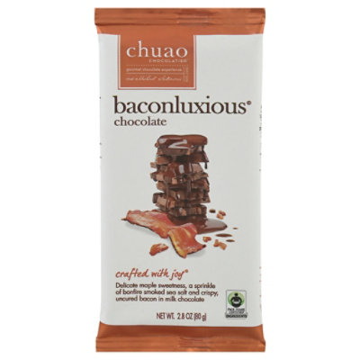 chuao bacon chocolate bar