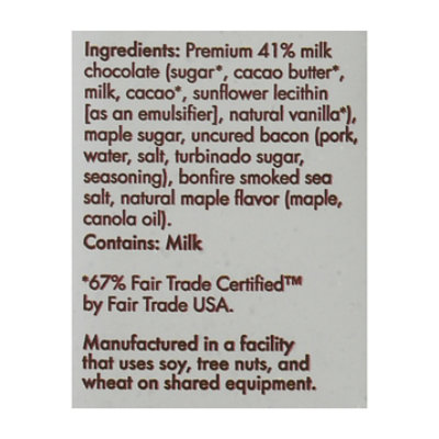 Chuao Chocolatier Chocolate Bar Dark Chocolate Maple Bacon - 2.8 Oz - Image 5