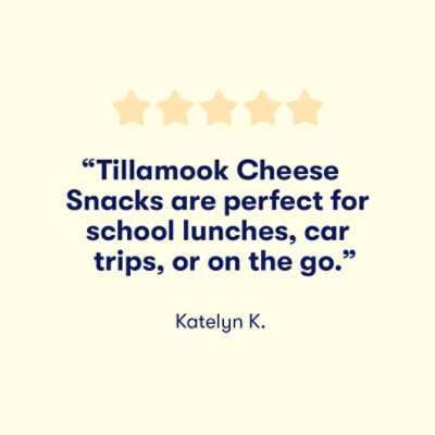 Tillamook Medium Cheddar Cheese Snack Portions 10 Count - 7.5 Oz - Image 7