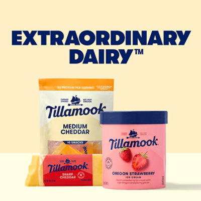 Tillamook Medium Cheddar Cheese Snack Portions 10 Count - 7.5 Oz - Image 4