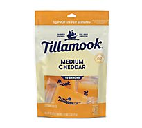 Tillamook Medium Cheddar Cheese Snack Portions 10 Count - 7.5 Oz